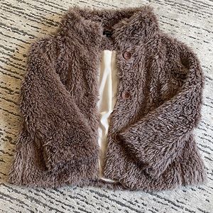 DREW Shaggy short coat